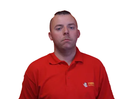 Gareth Sterrett, Mechanic at Sterrett's Auto Centre